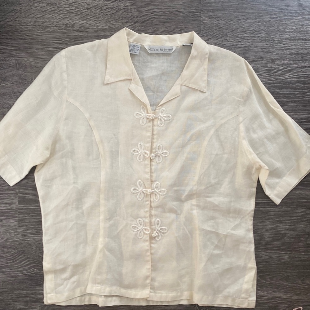 Vintage linen top
